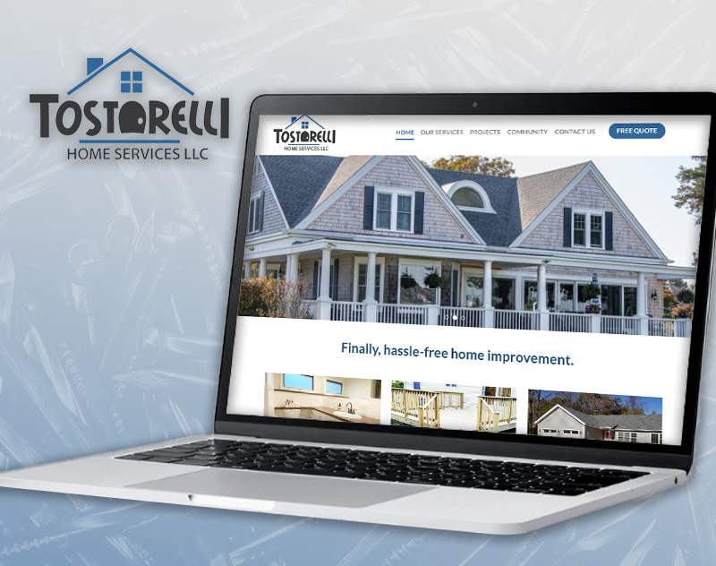Website preview of Tostarelli Home Services